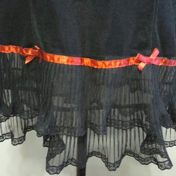 2/$25💥 Sexy Black Sheer Mesh Lingerie La Vie En Rose (M) - Picture 4 of 7